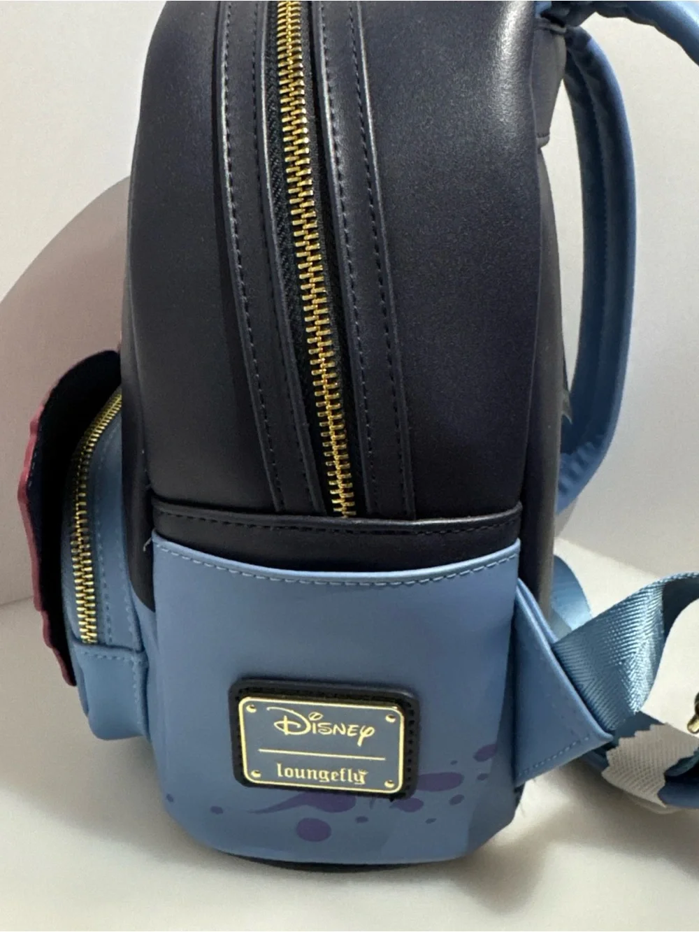 Loungefly Black/Blue/Red Mickey Sorcerer Spellbook Mini Backpack